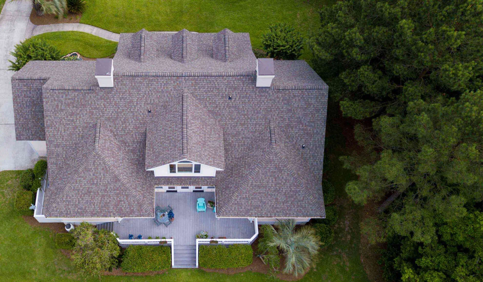aerial view of residential property with new asphalt shingles roof installed chatsworth ga 1980x1156 1
